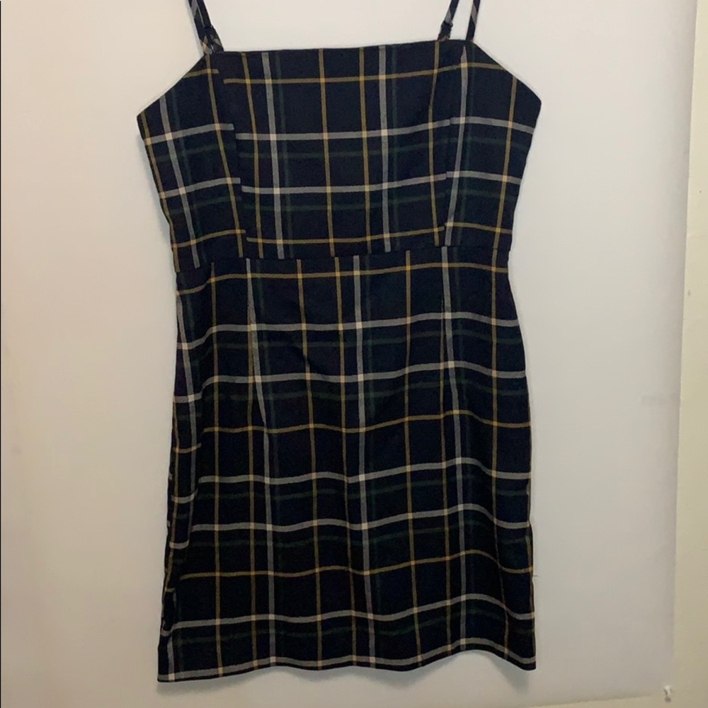 Plaid Mini Dress